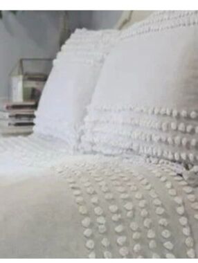 the pure collection by indigo Textured Cotton Pillow Sham Set of 2